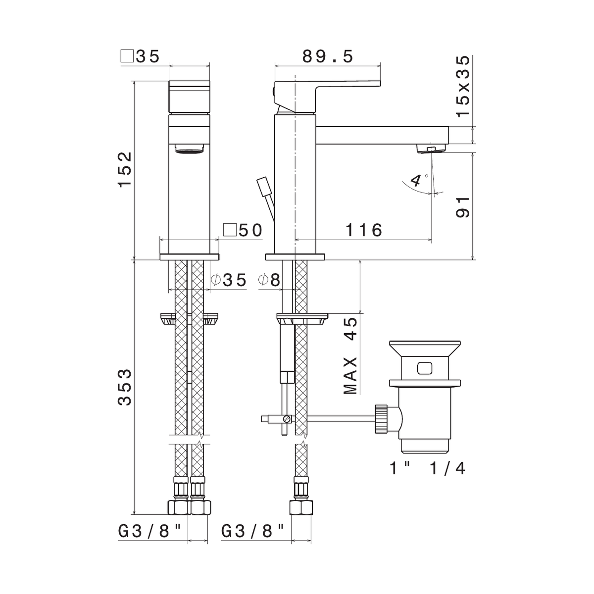 Newform 66410 - disegno tecnico