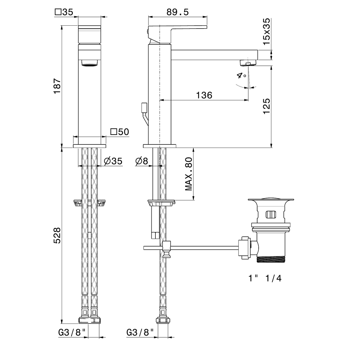 Newform 66416 - disegno tecnico