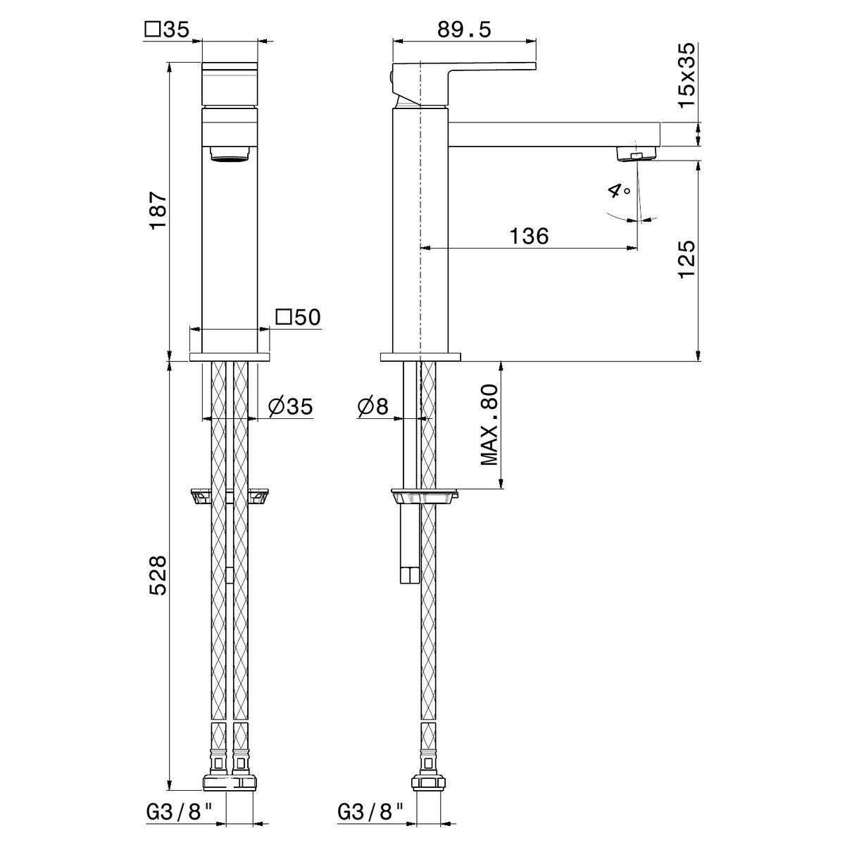 Newform 66417 - disegno tecnico