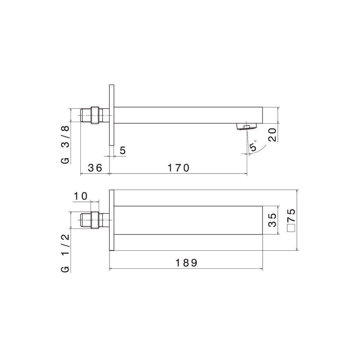Newform 66437 - disegno tecnico