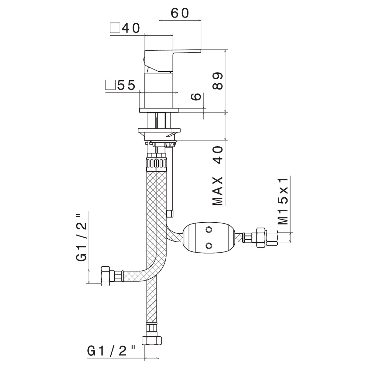 Newform 66486 - disegno tecnico