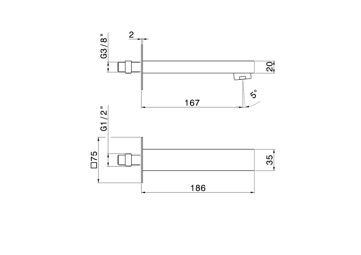 Newform 66487 - disegno tecnico