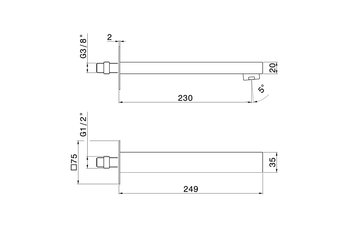 Newform 66488 - disegno tecnico