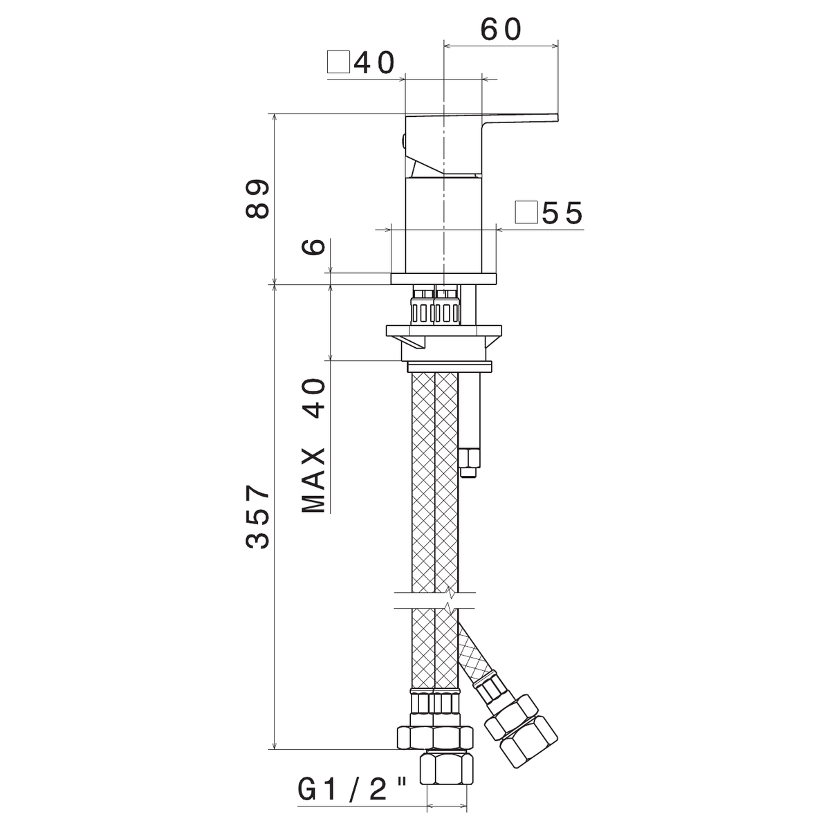Newform 66490 - disegno tecnico