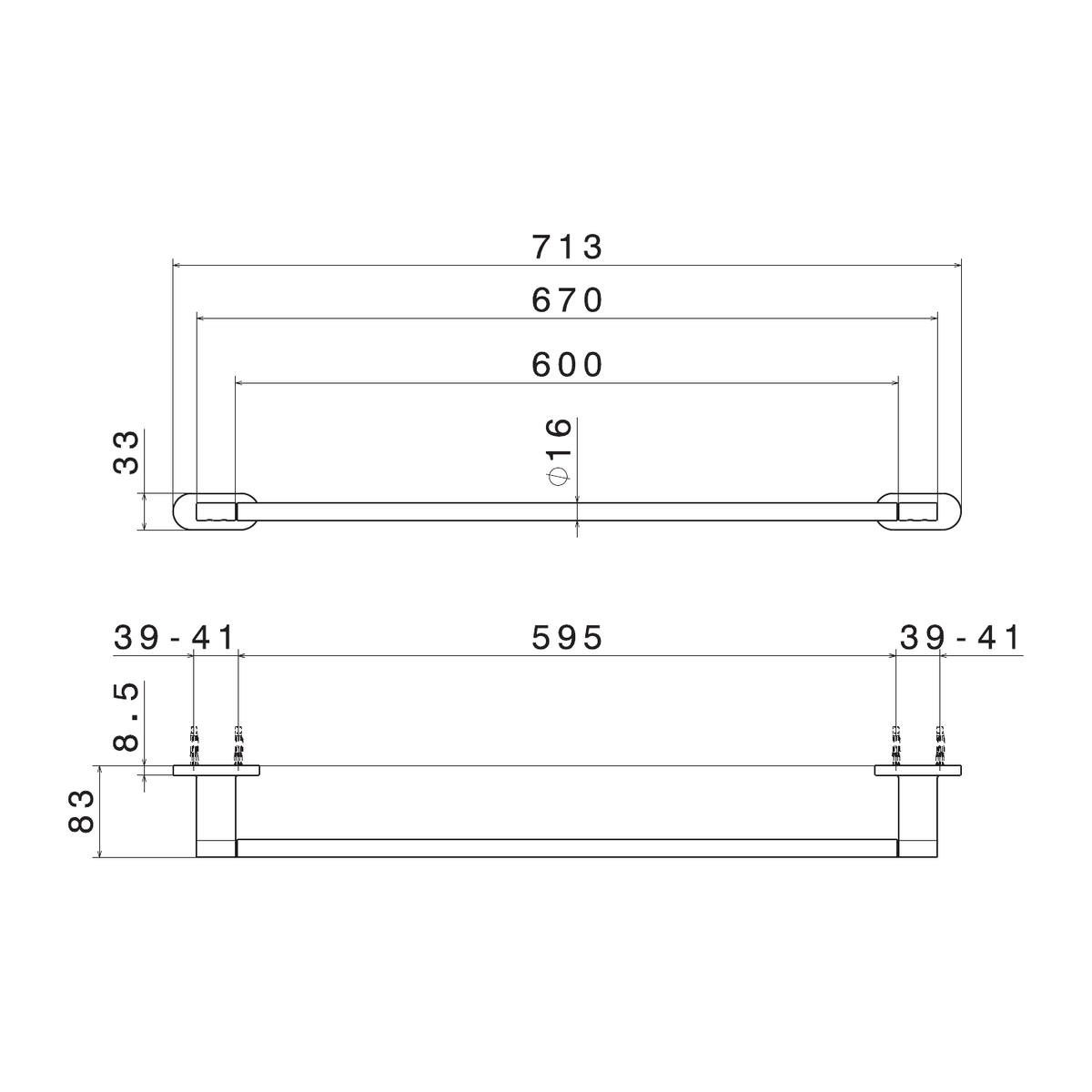 Newform 67229 - disegno tecnico
