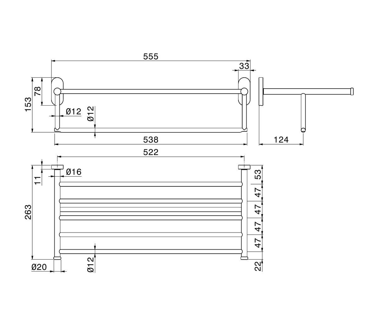 Newform 67230 - disegno tecnico