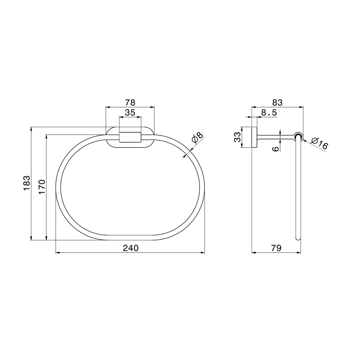 Newform 67231 - disegno tecnico