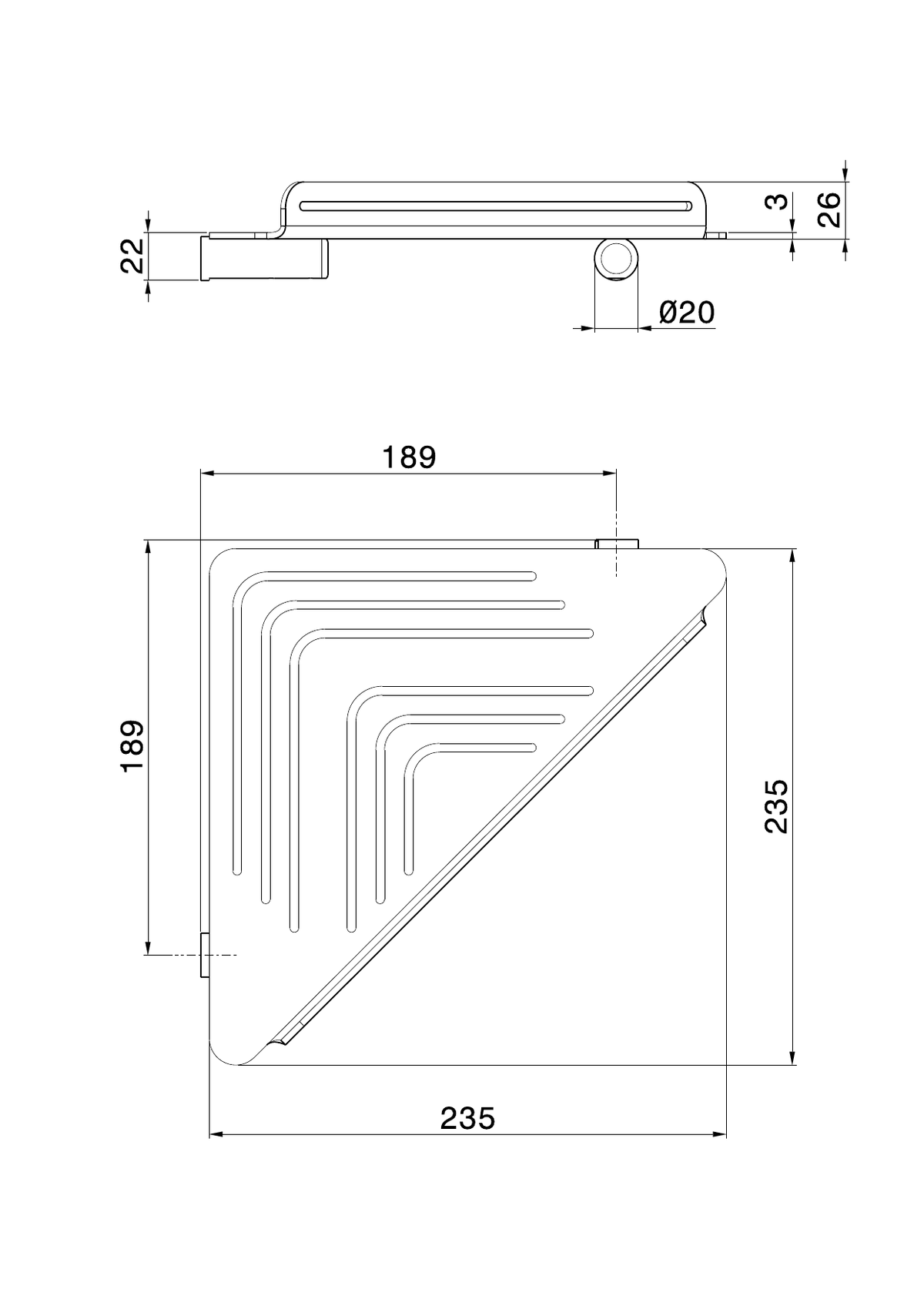 Newform 67237 - disegno tecnico