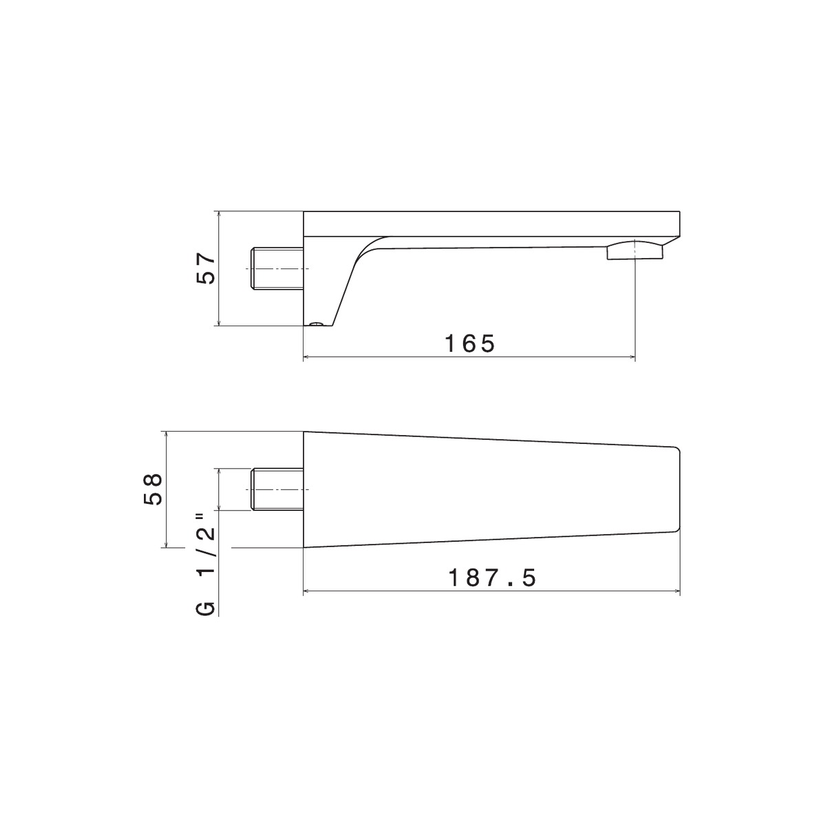 Newform 67587 - disegno tecnico