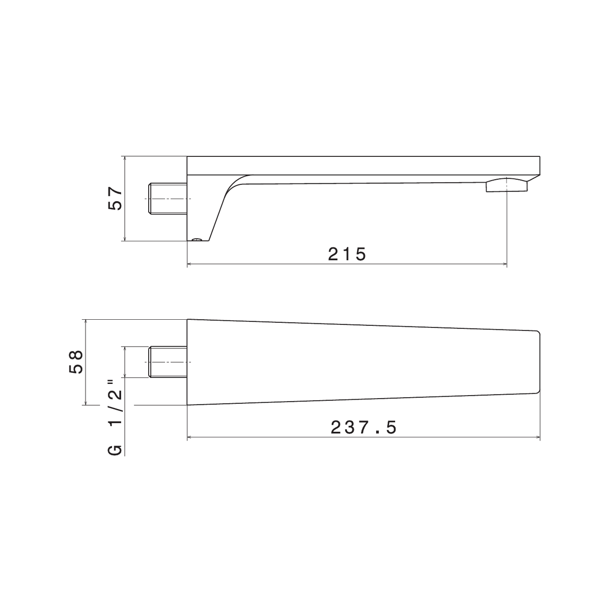 Newform 67588 - disegno tecnico