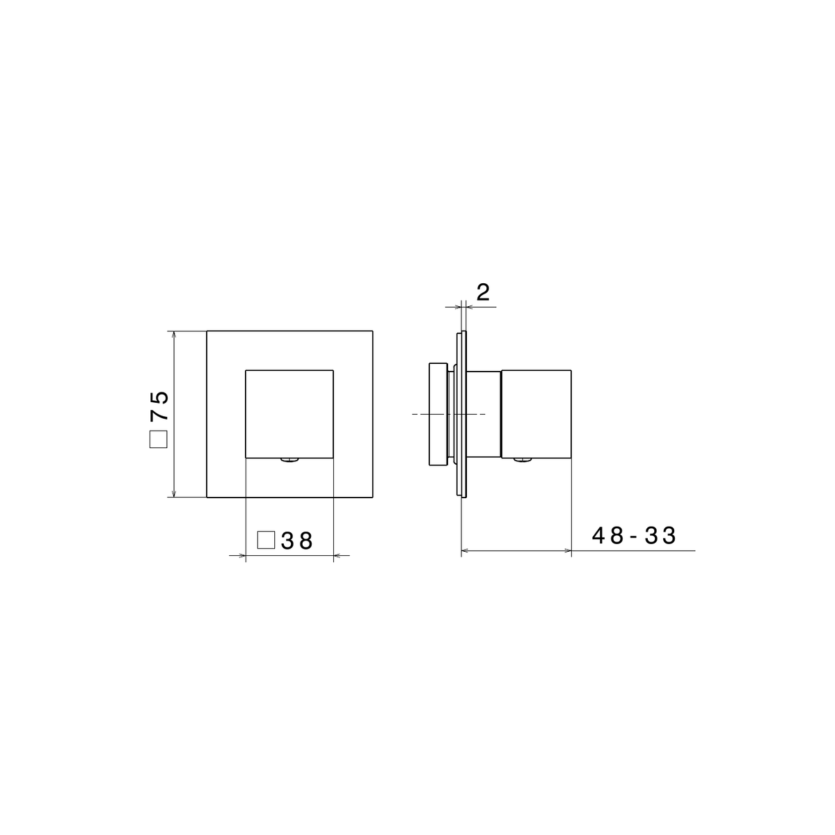 Newform 67646E - disegno tecnico