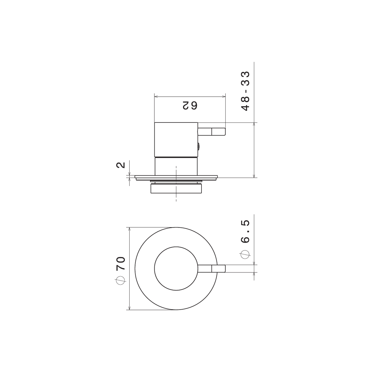 Newform 67686E - disegno tecnico