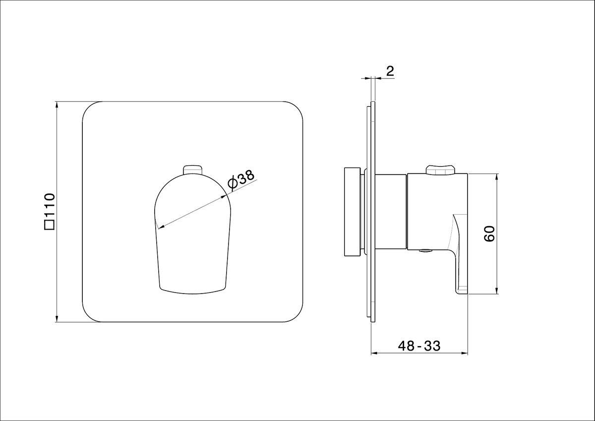 Newform 67691E - disegno tecnico