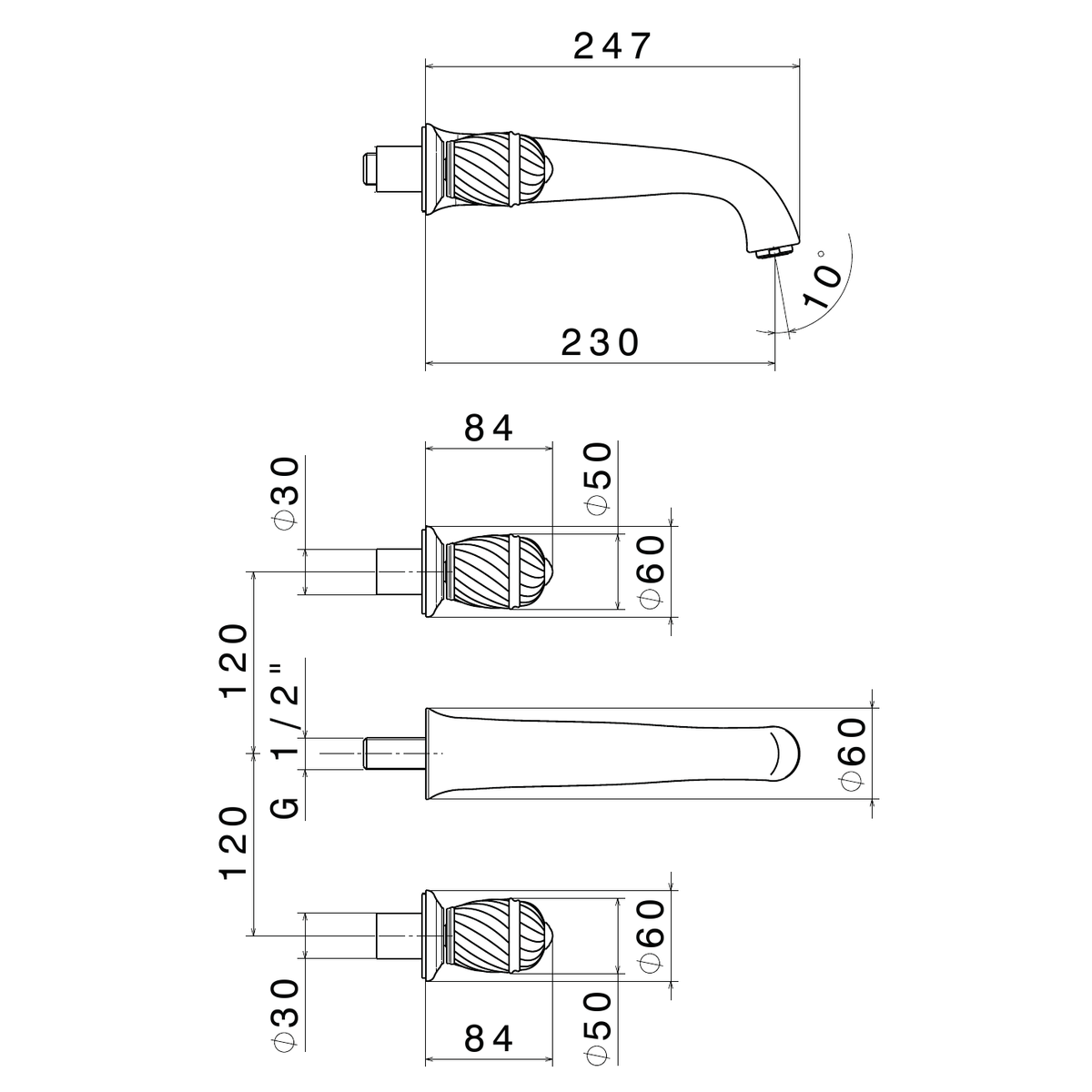 Newform 68030E - disegno tecnico