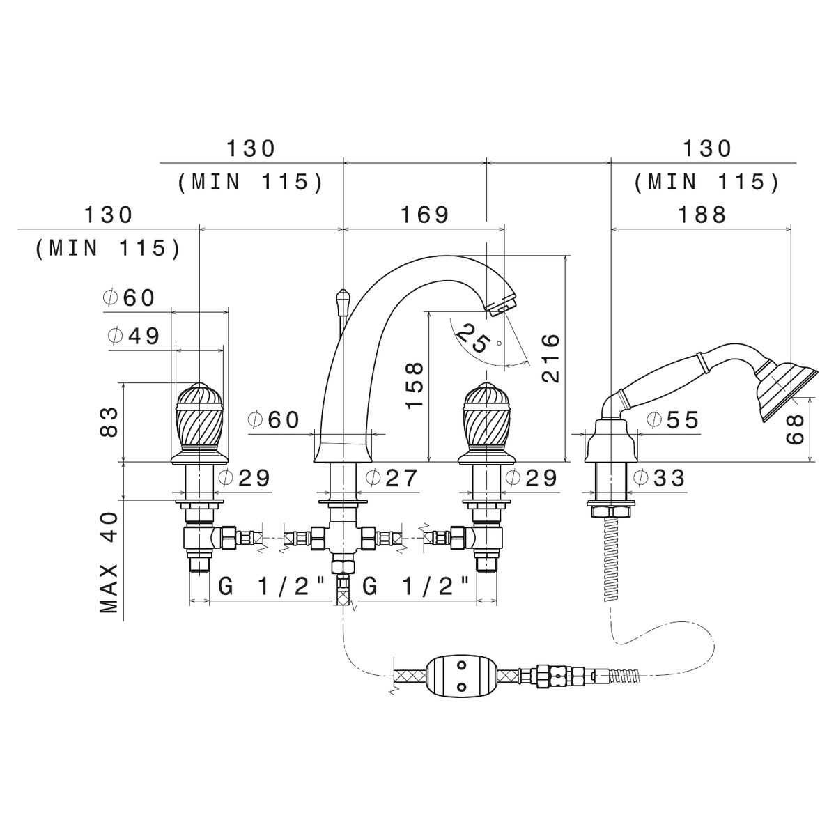 Newform 68082C - disegno tecnico
