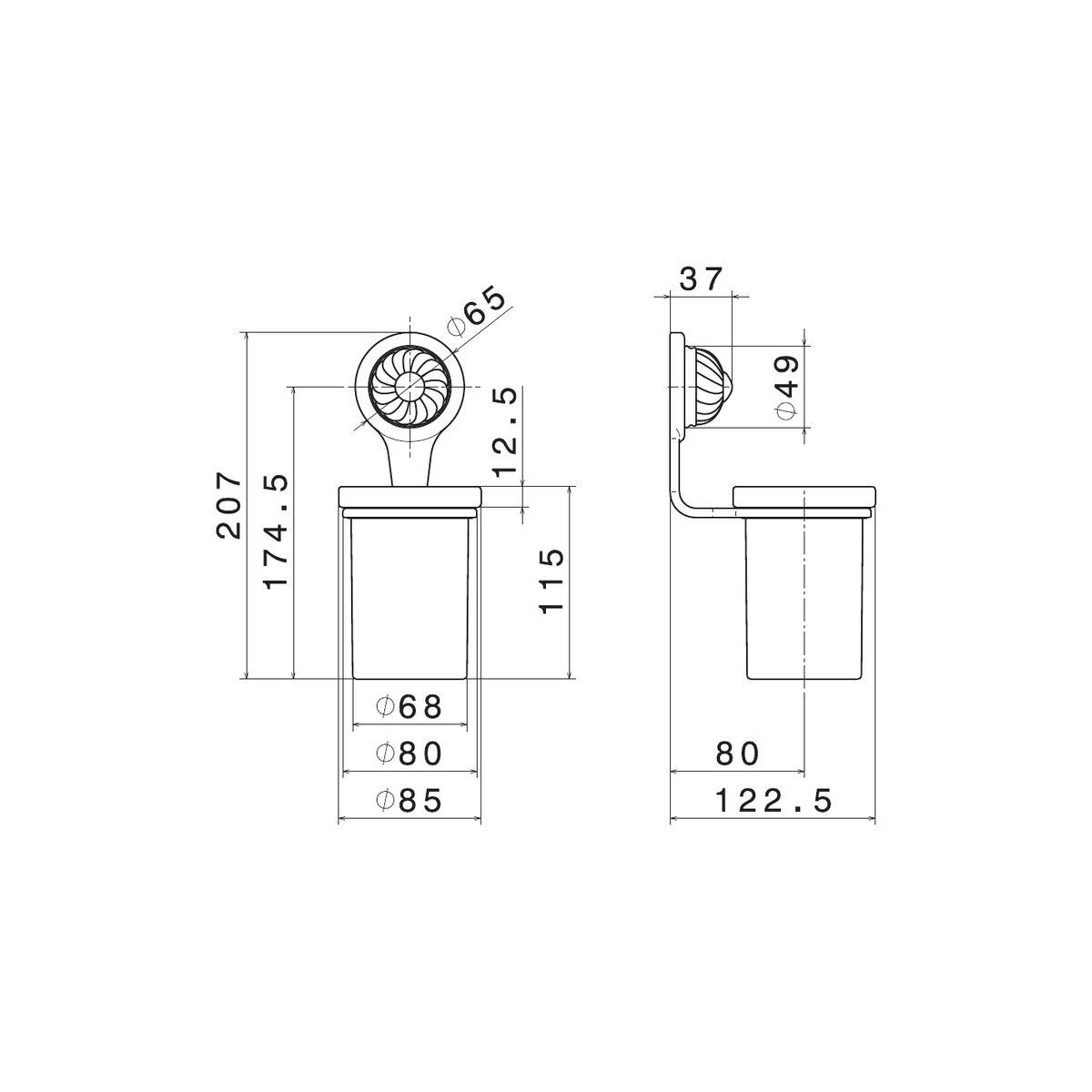 Newform 68205 - disegno tecnico
