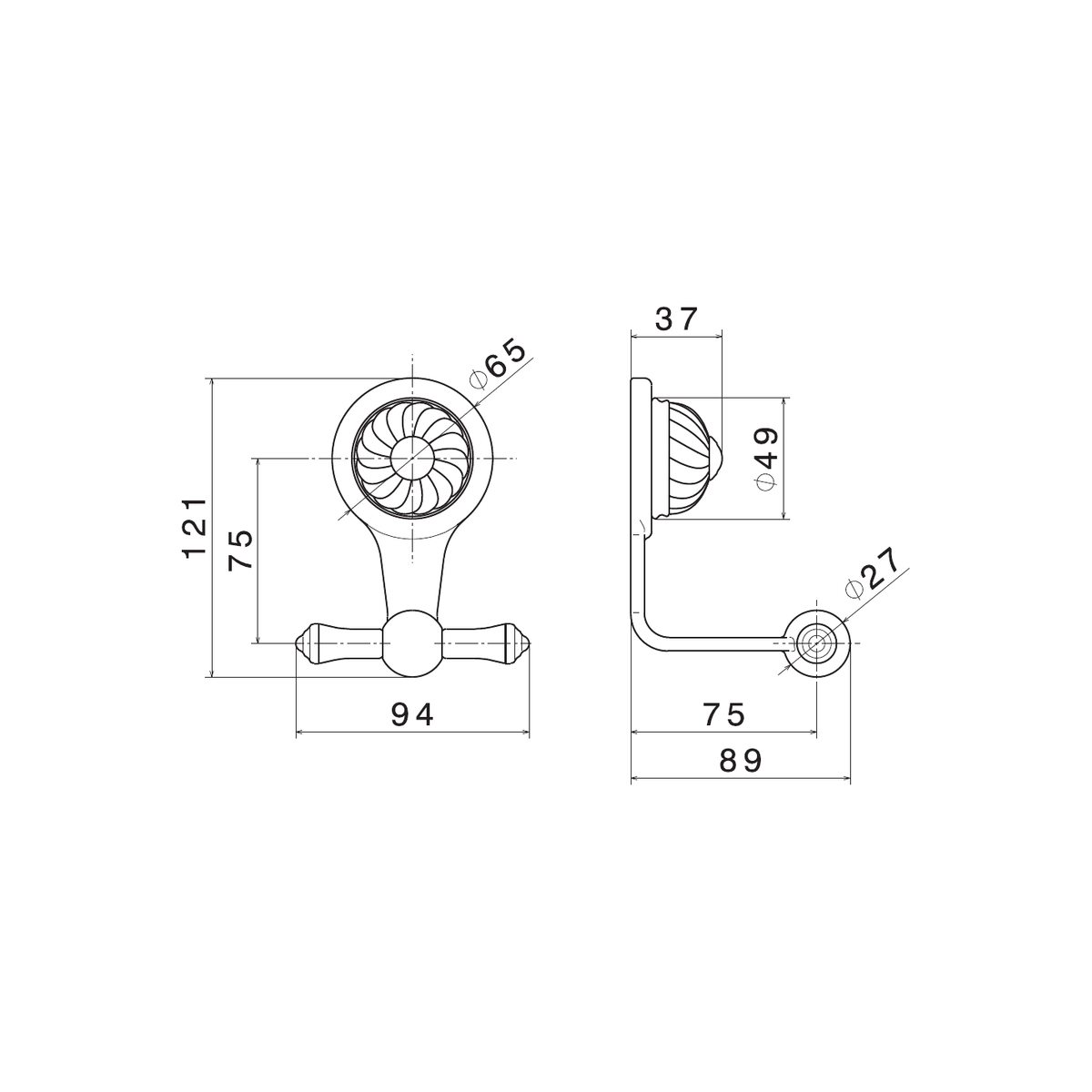 Newform 68222 - disegno tecnico