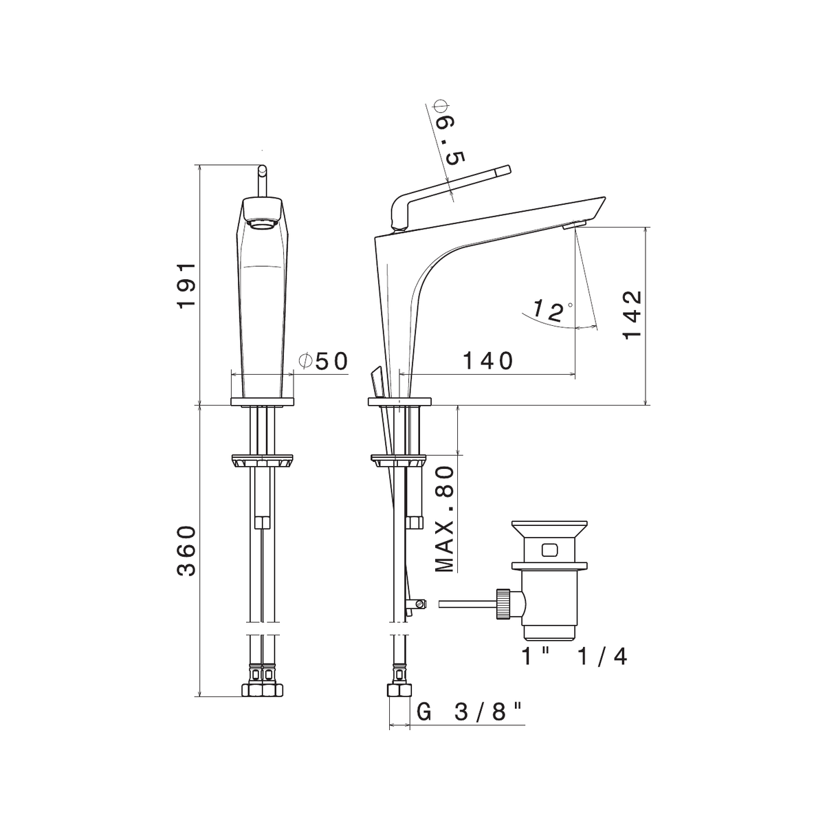 Newform 68410 - disegno tecnico
