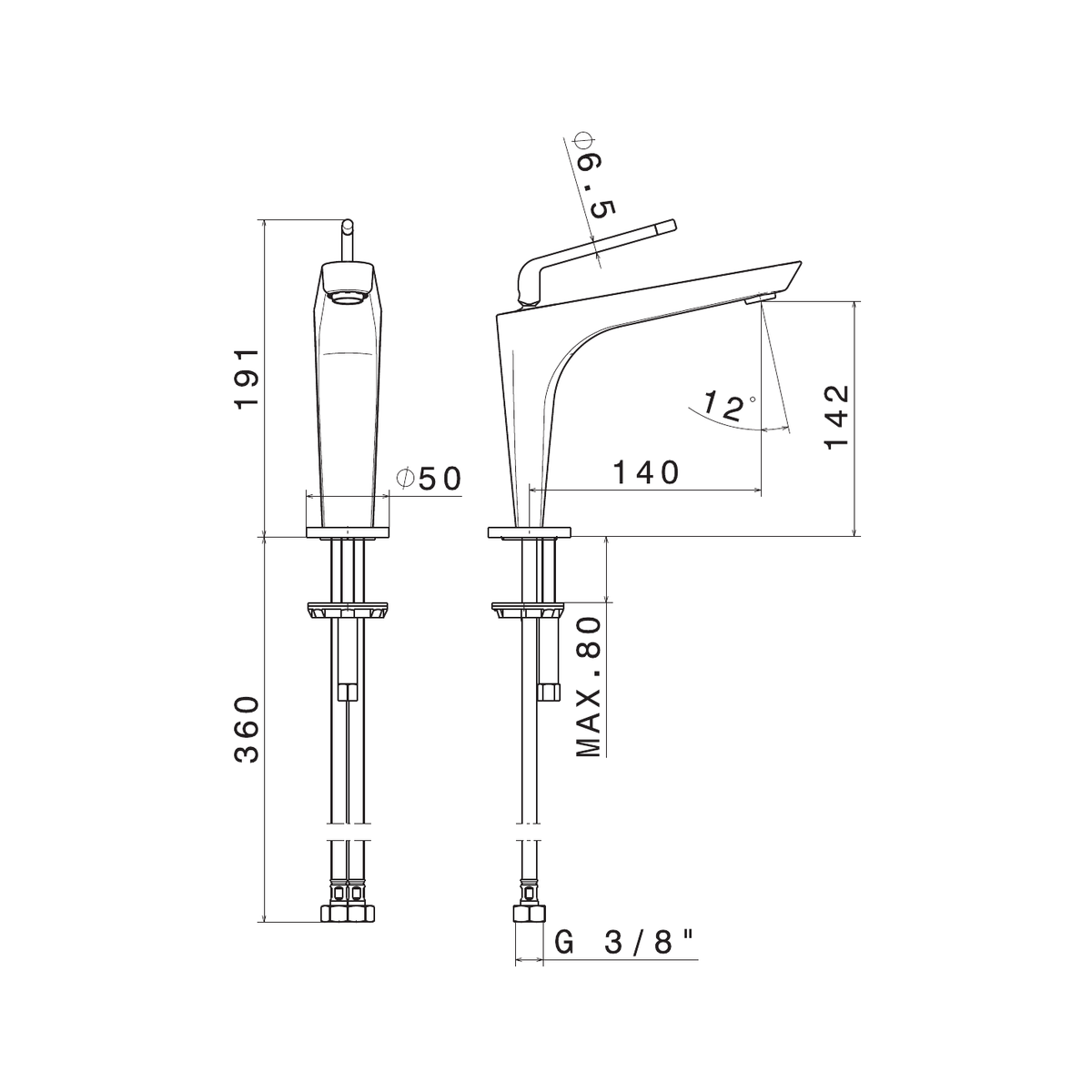 Newform 68412 - disegno tecnico