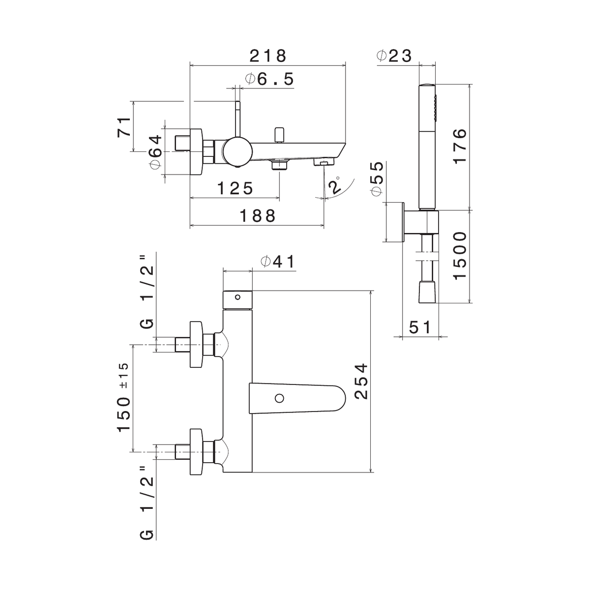 Newform 68440C - disegno tecnico