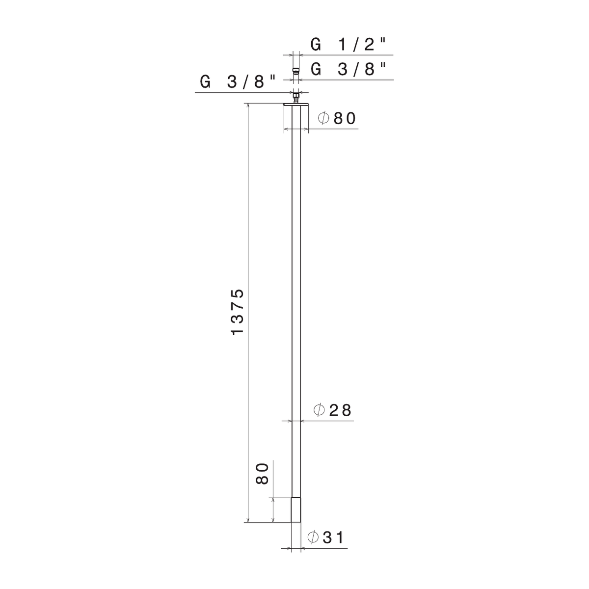 Newform 68443 - disegno tecnico