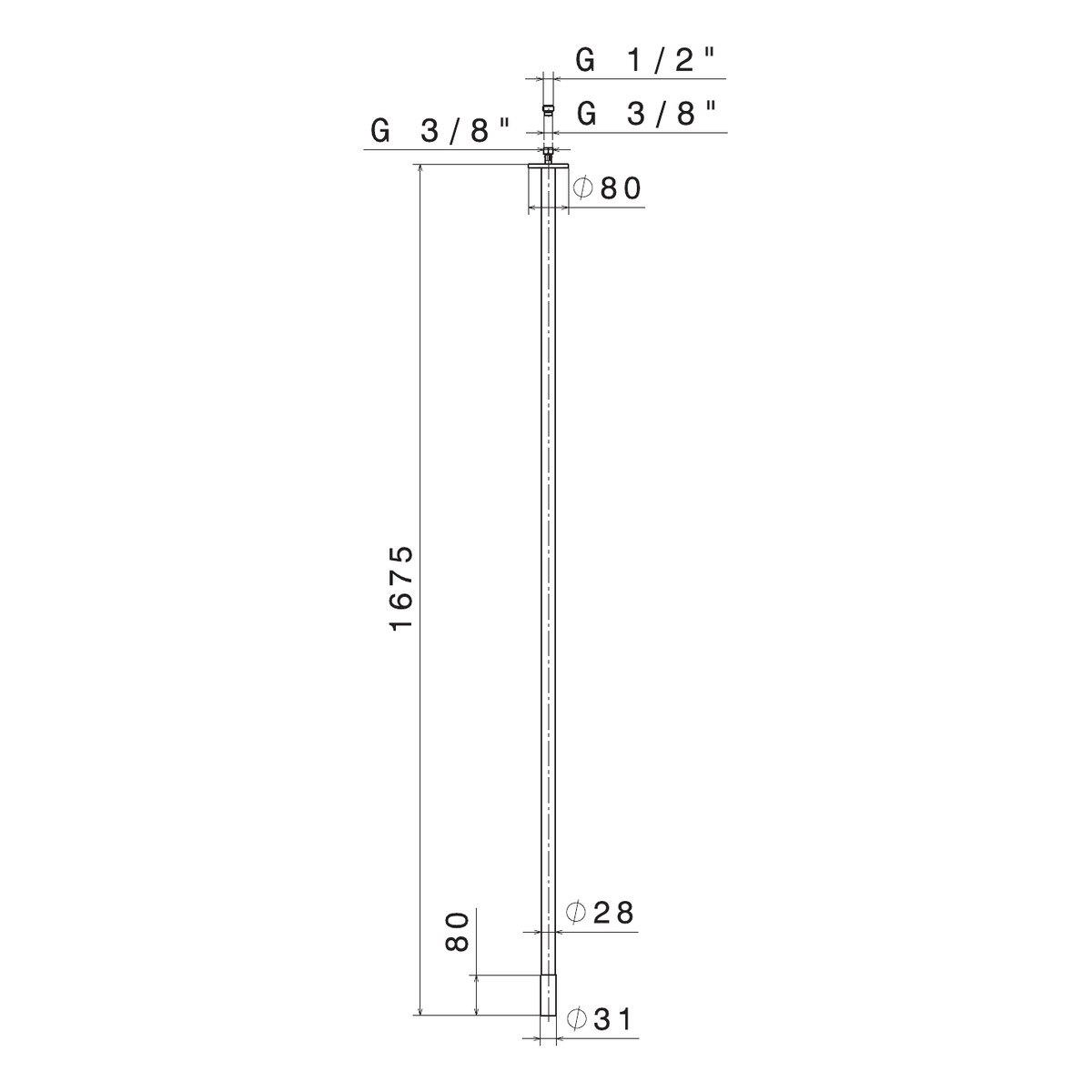 Newform 68445 - disegno tecnico