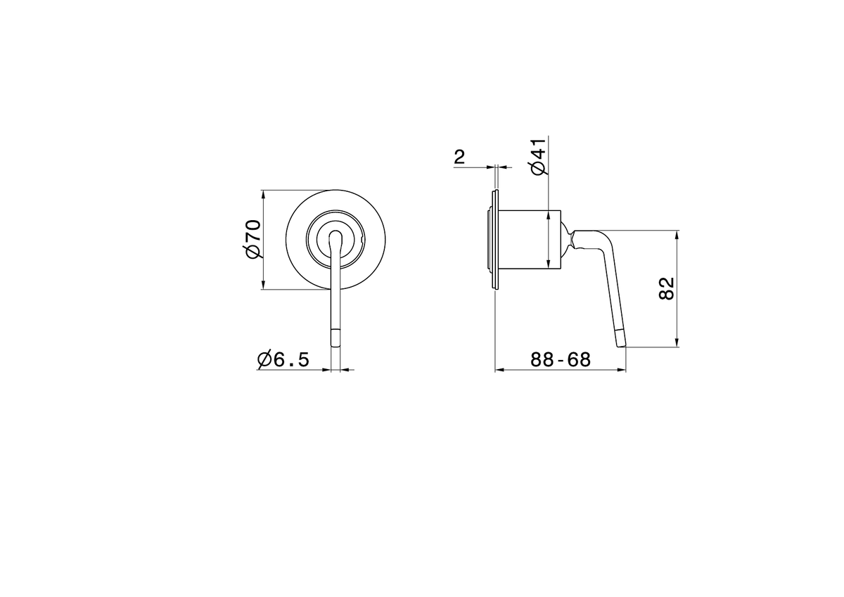 Newform 68477E - disegno tecnico