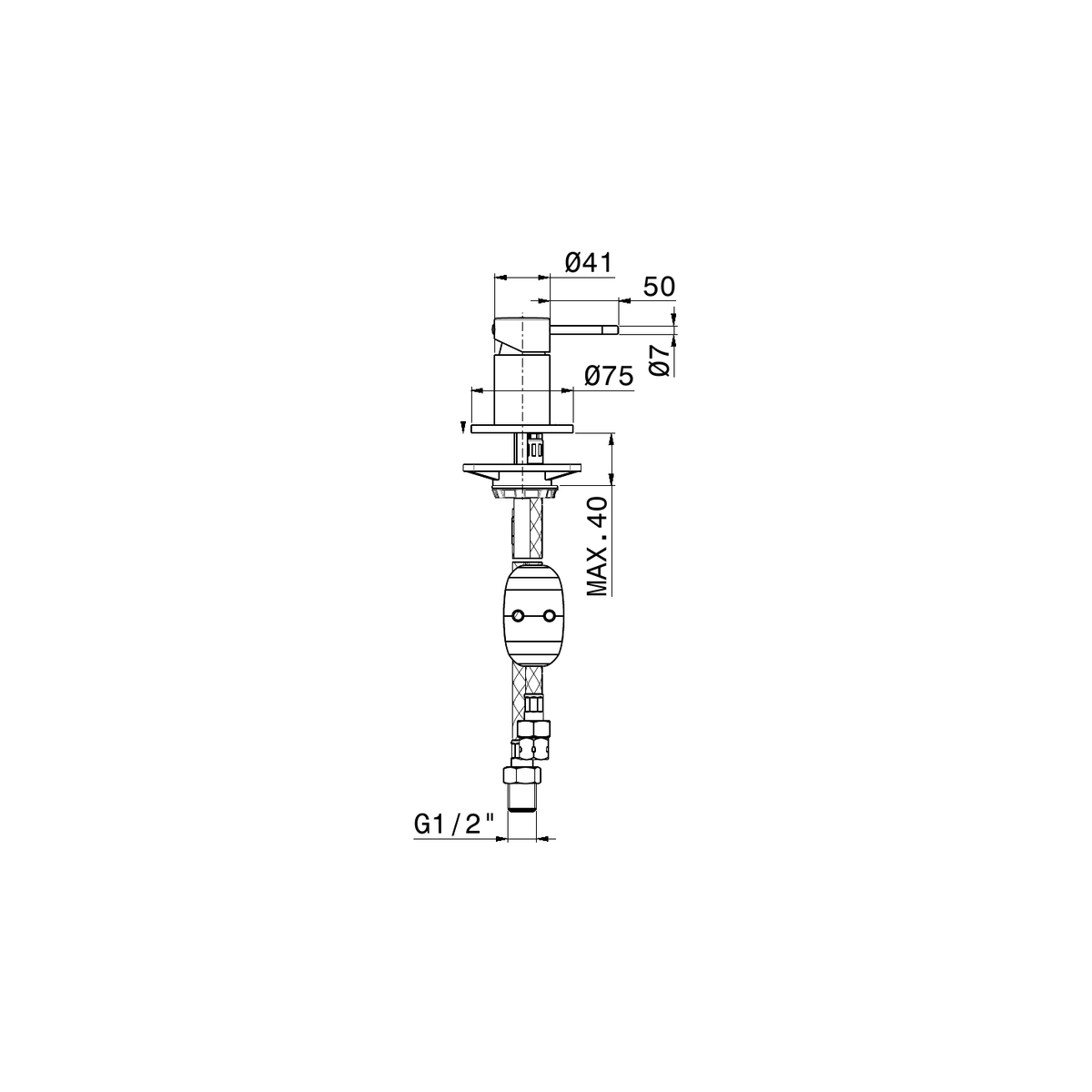 Newform 68486 - disegno tecnico