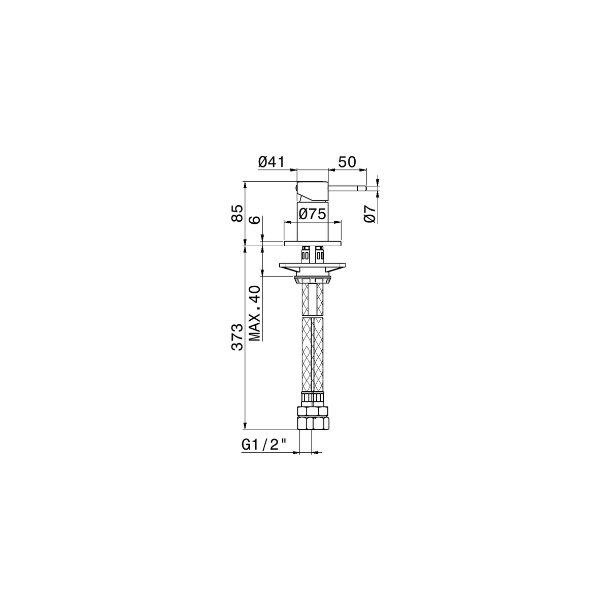 Newform 68490 - disegno tecnico