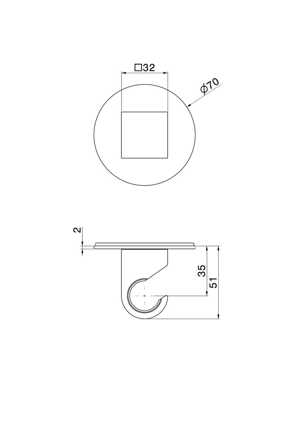 Newform 68497 - disegno tecnico