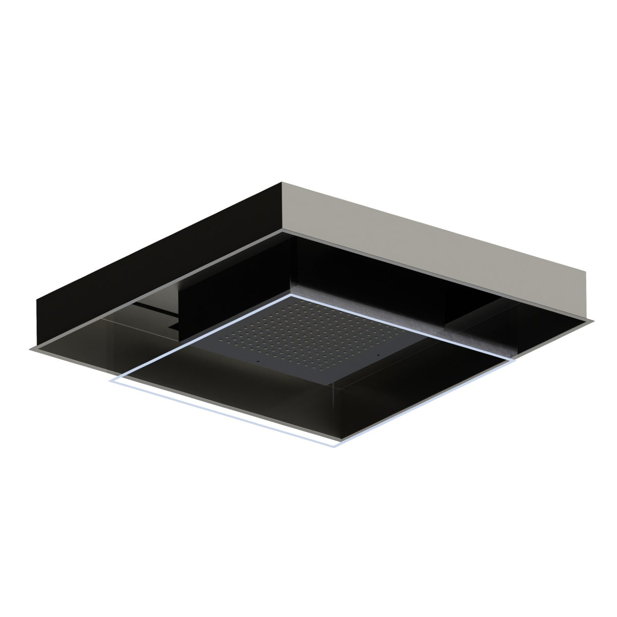 Newform 688 - Nero opaco + Titanio satinato - codice 688.C6.093