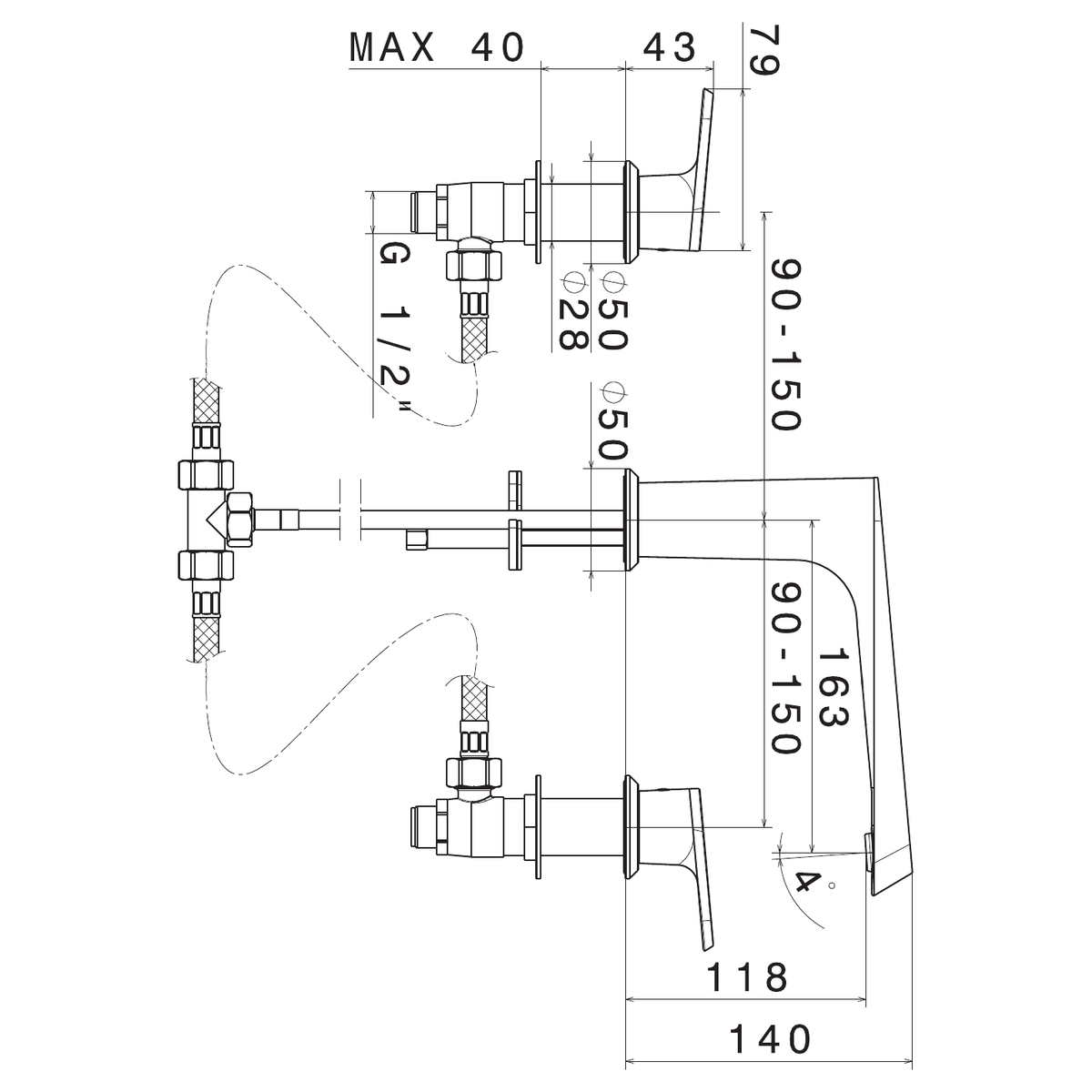 Newform 68900 - disegno tecnico