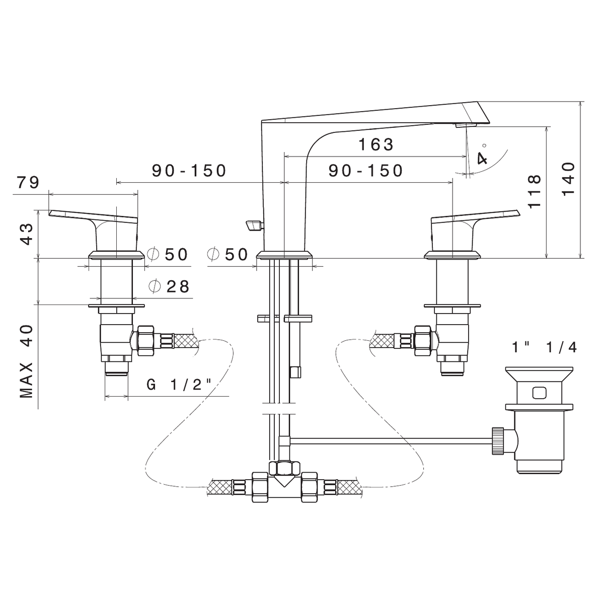 Newform 68901 - disegno tecnico