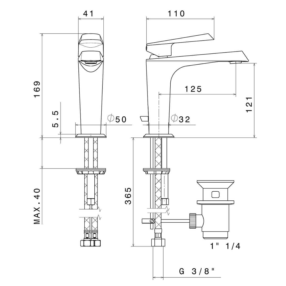 Newform 68910 - disegno tecnico