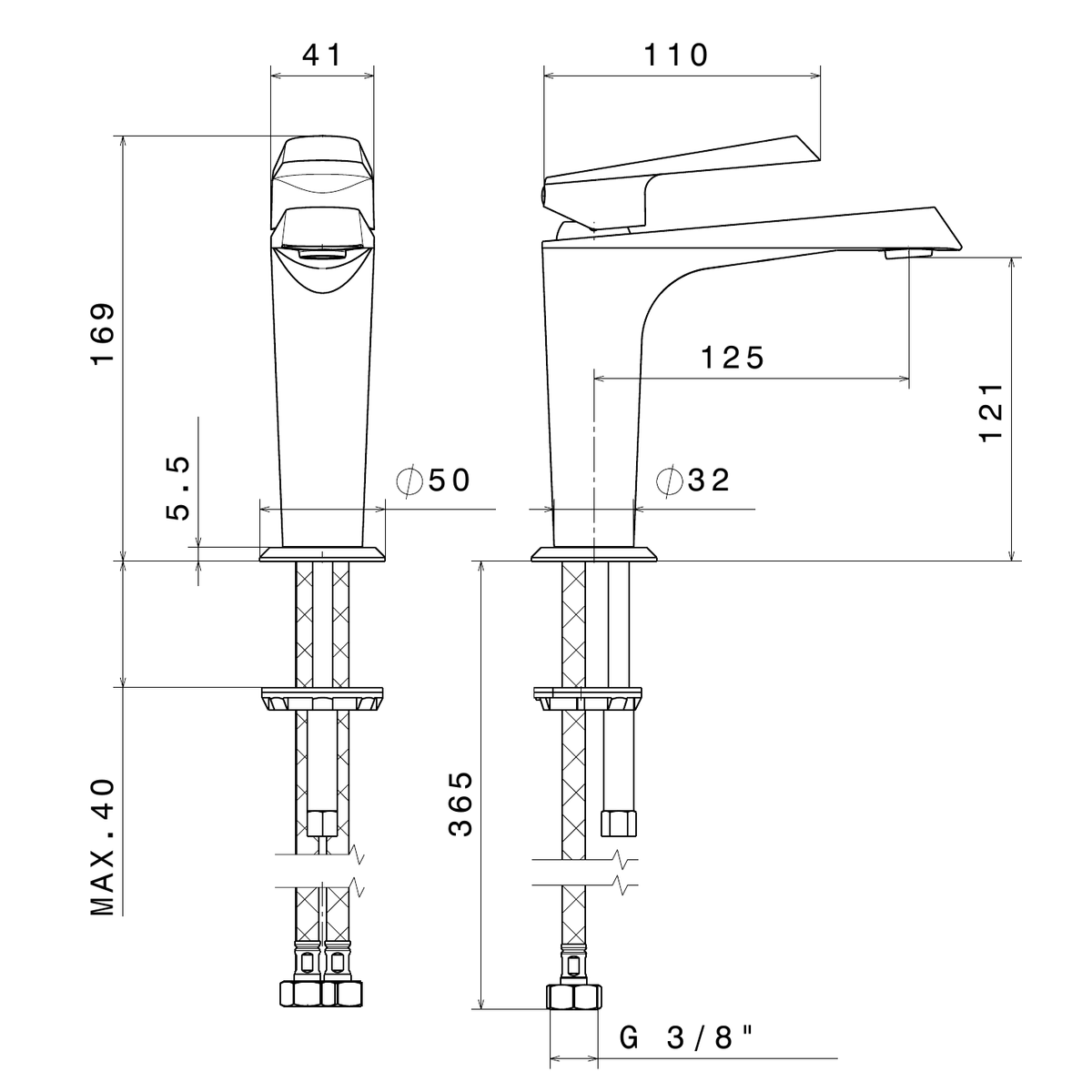 Newform 68912 - disegno tecnico