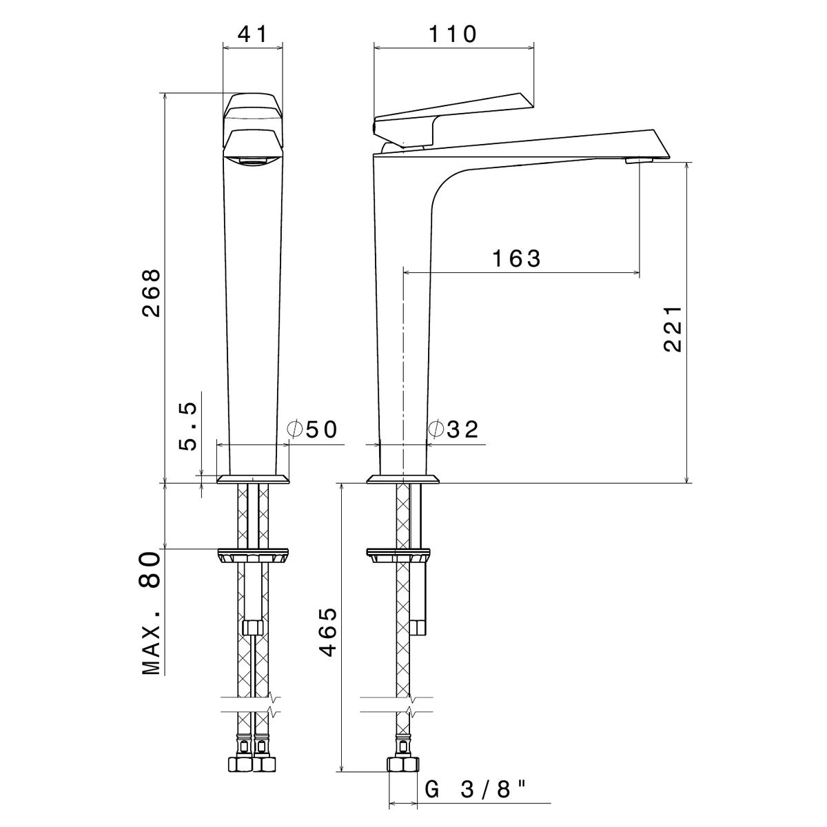 Newform 68915 - disegno tecnico