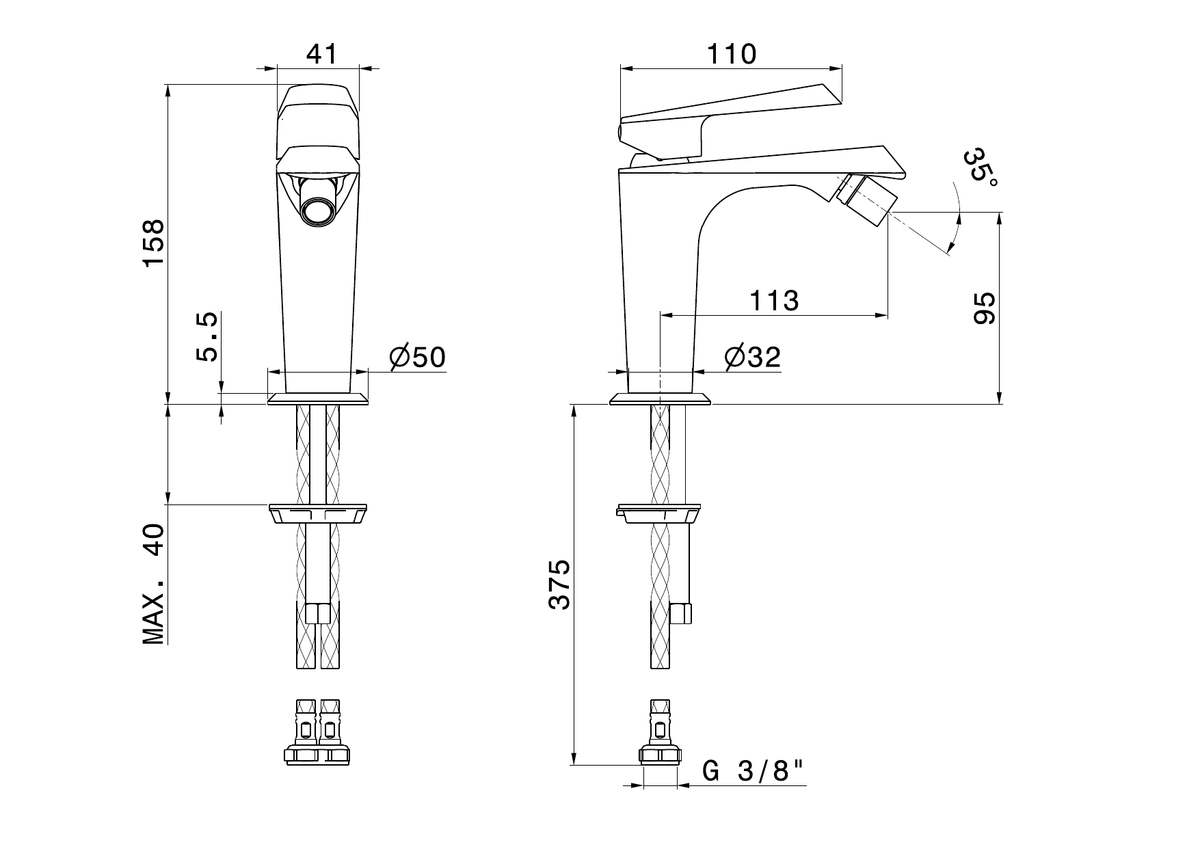 Newform 68927 - disegno tecnico