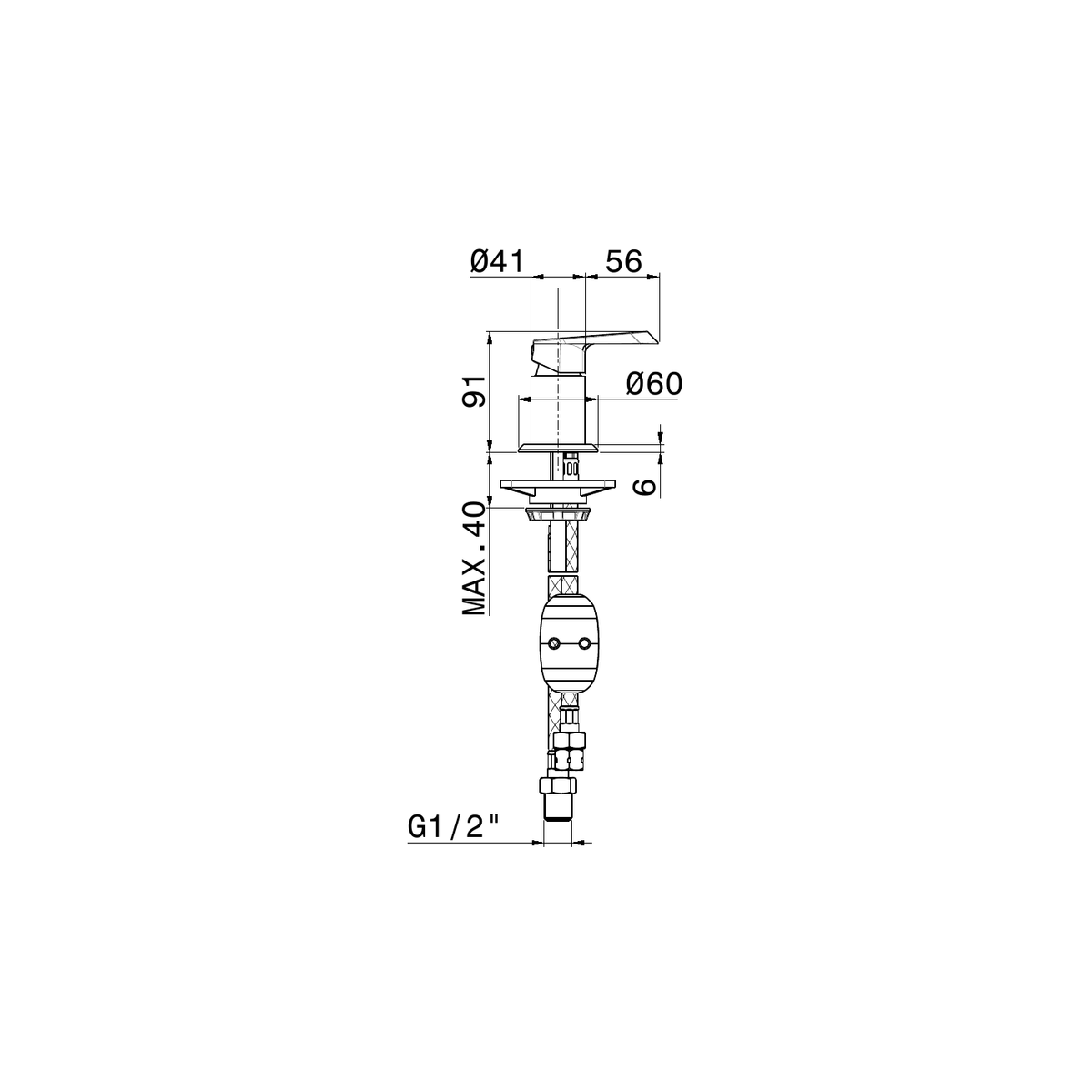 Newform 68986 - disegno tecnico