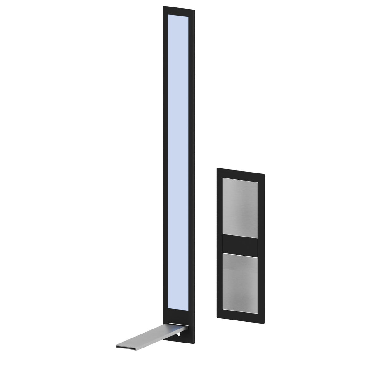 Newform 69230E - Acciaio spazzolato + Nero opaco - codice 69230E.46.093