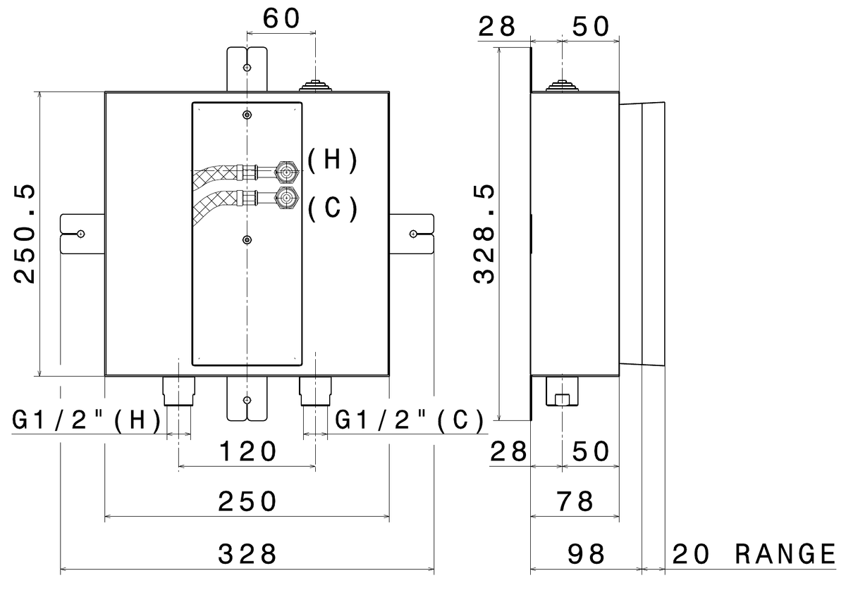Newform 69234 - disegno tecnico