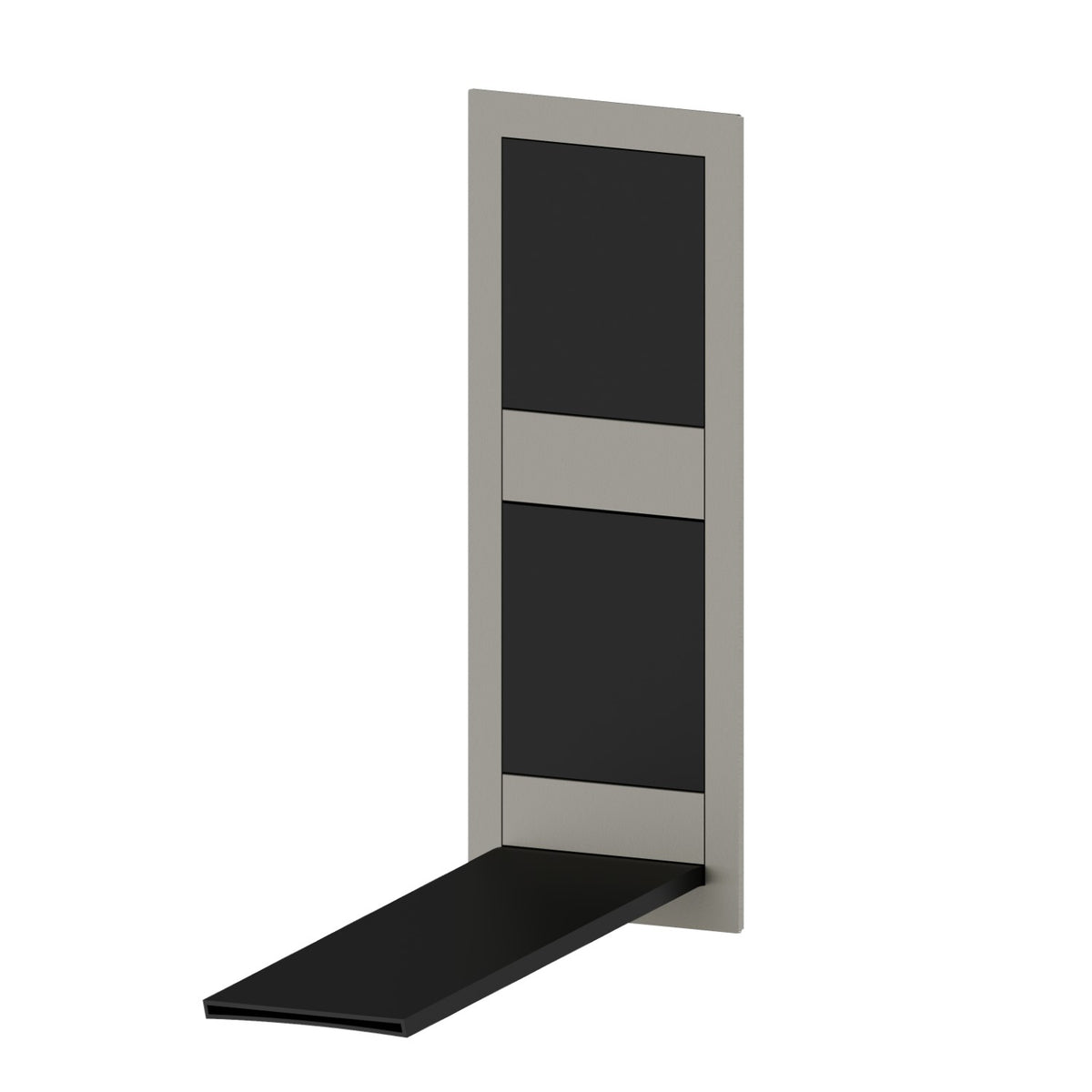 Newform 69235E - Nero opaco + Titanio satinato - codice 69235E.C6.093