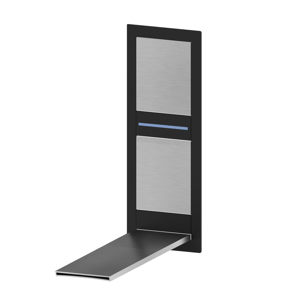 Newform 69236E - Acciaio spazzolato + Nero opaco - codice 69236E.46.093