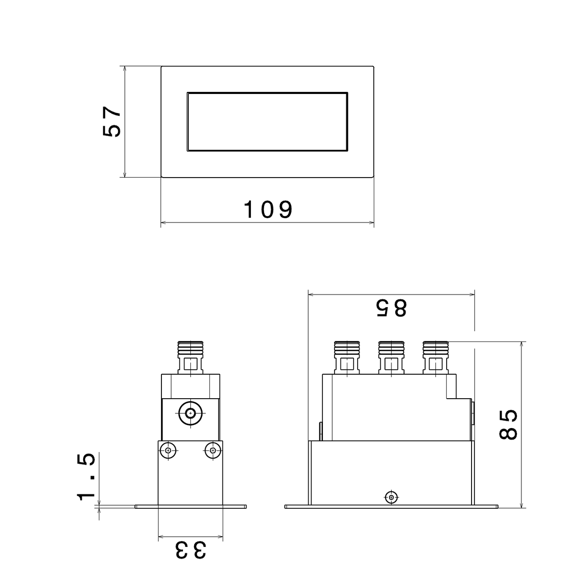 Newform 69265E - disegno tecnico