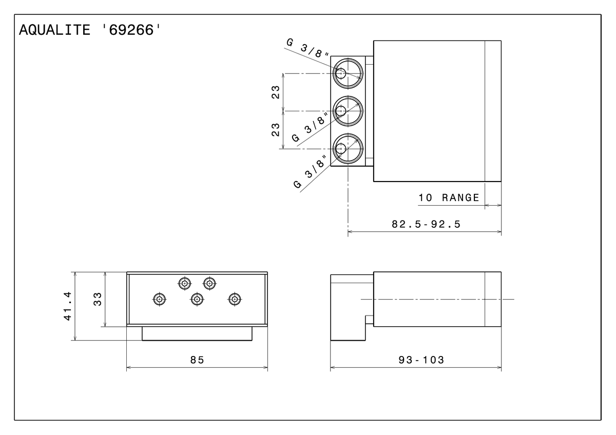 Newform 69266 - disegno tecnico