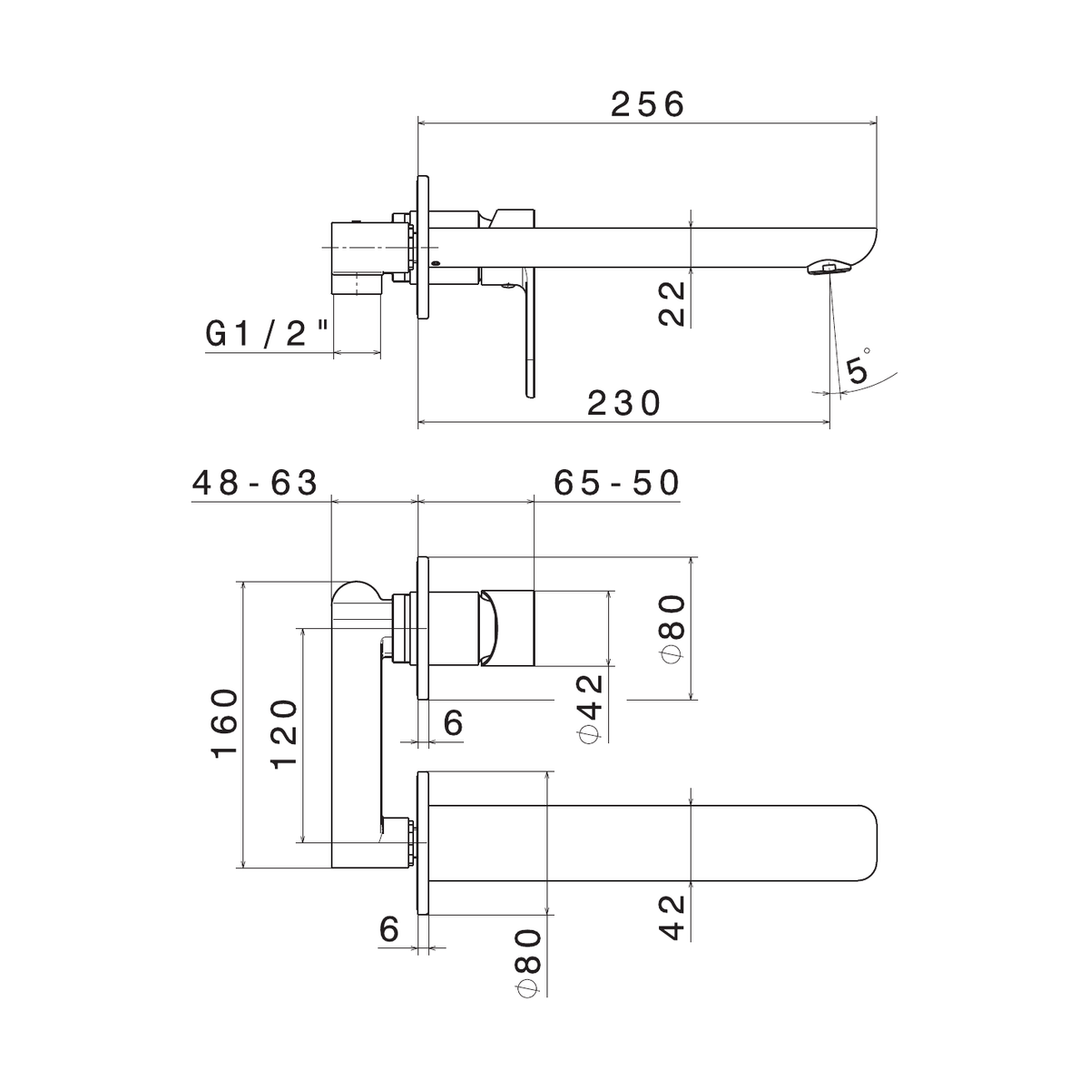 Newform 69330 - disegno tecnico