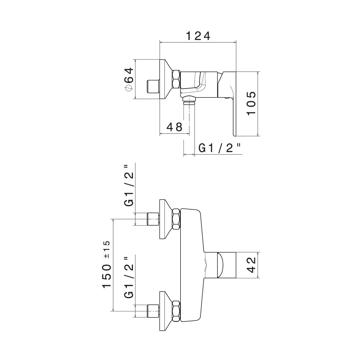 Newform 69355 - disegno tecnico