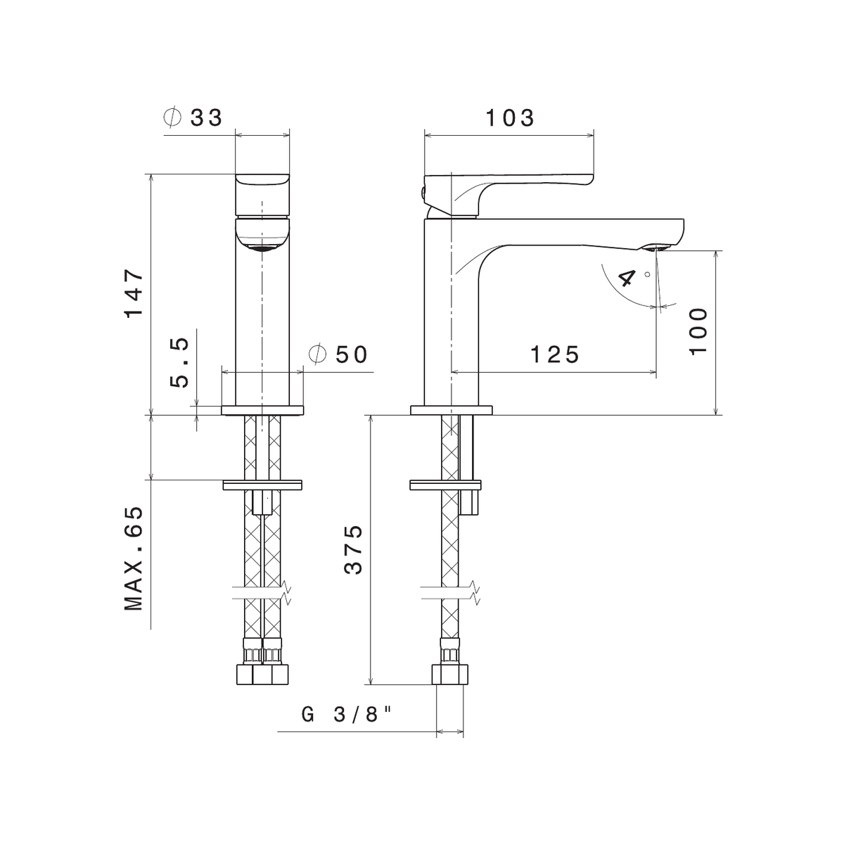 Newform 69412 - disegno tecnico