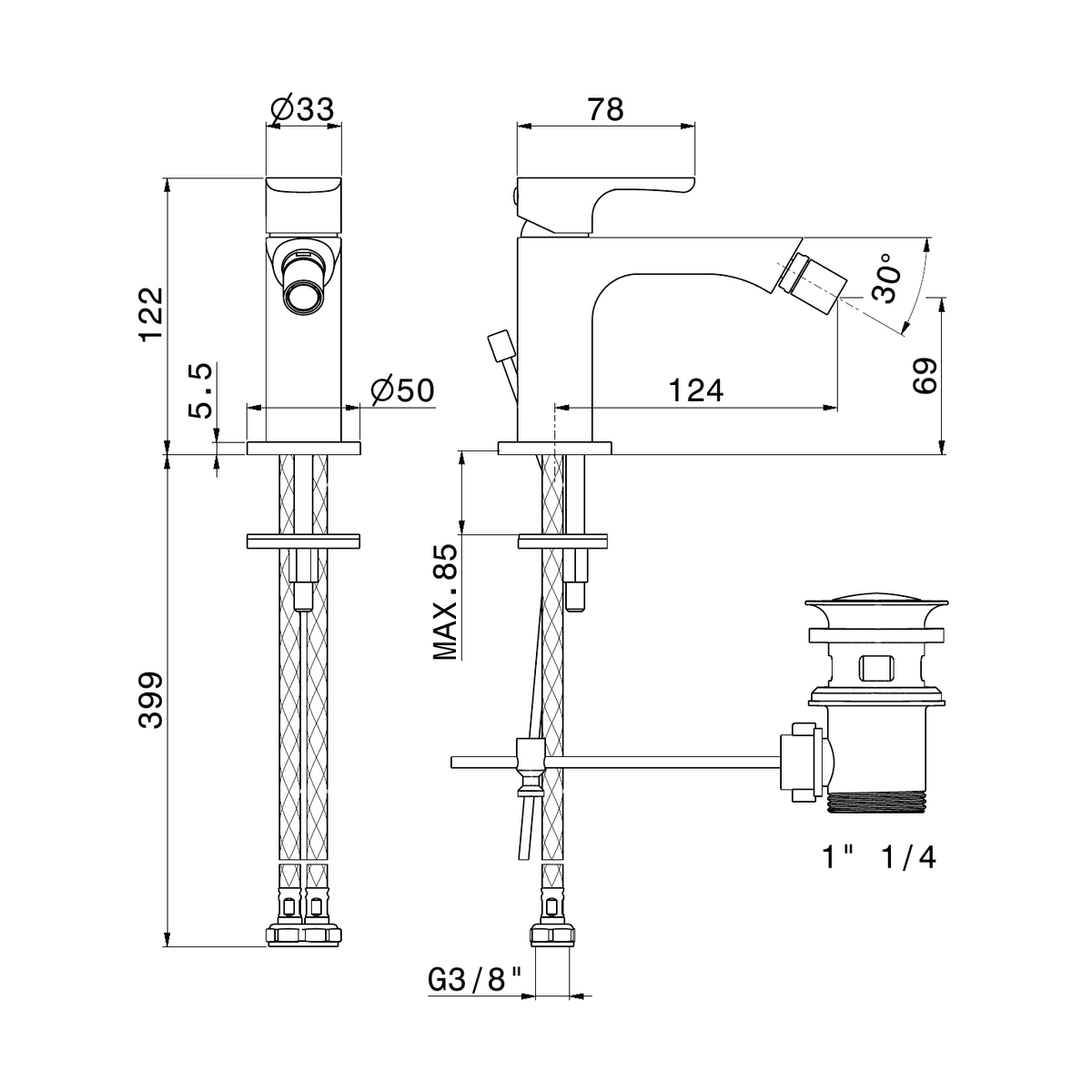 Newform 69425 - disegno tecnico