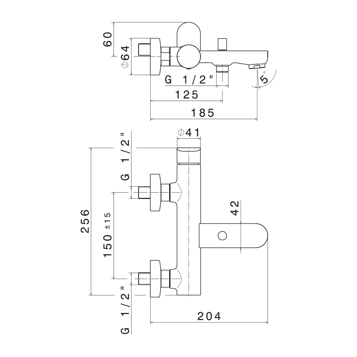 Newform 69440 - disegno tecnico