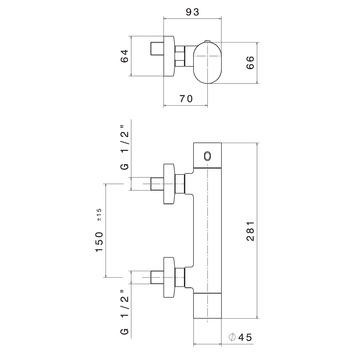 Newform 69449 - disegno tecnico